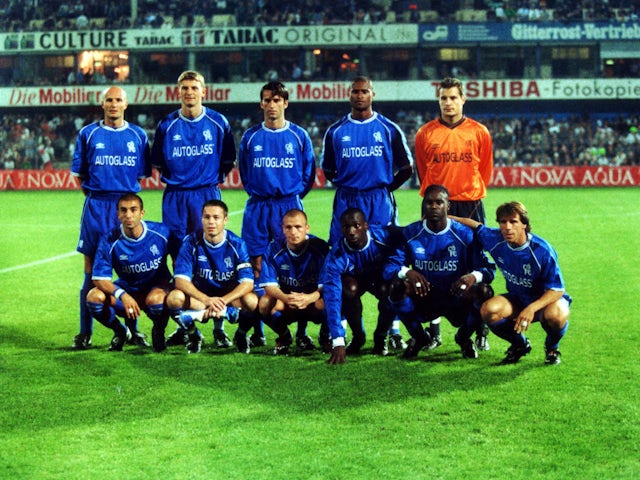 Chelsea starting lineup from famous St Gallen defeat in UEFA Cup in September 2000.