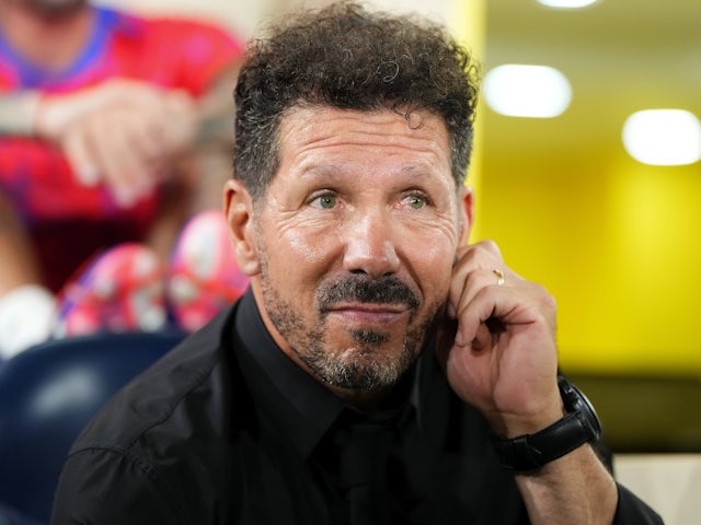 Atletico Madrid coach Diego Simeone on August 19, 2024