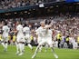 Real Madrid's Federico Valverde celebrates scoring on August 25, 2024