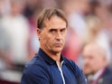 West Ham United manager Julen Lopetegui on August 17, 2024