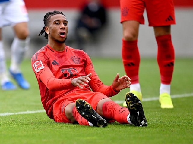 Michael Olise during Bayern Munich's friendly against Grasshopper Club Zuerich on August 20, 2024 [on August 23, 2024]