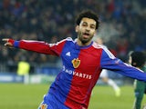 Mohamed Salah in Basel colours in November 2013.