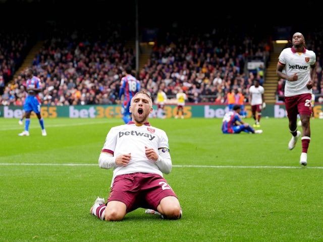 Strong second-half display earns West Ham all three points at Selhurst Park