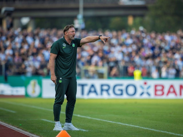 Coach Ralph Hasenhuttl of Wolfsburg on August 19, 2024 [on August 23, 2024]