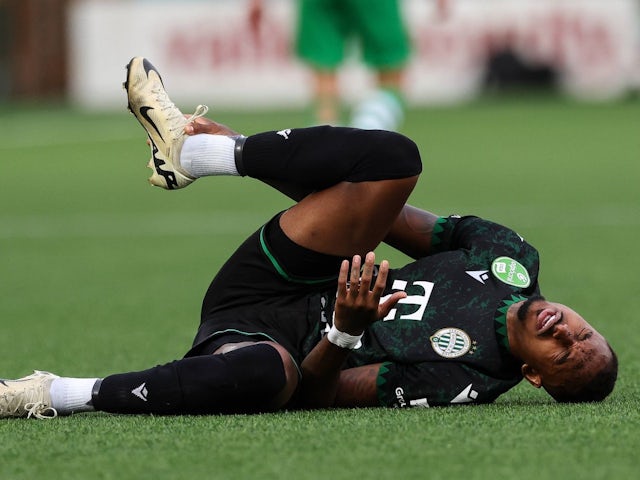 Ferencvaros' Raul Gustavo during the UEFA Champions League, second qualifying round, second leg match at Park Hall, Oswestry, on July 30, 2024 [on August 20, 2024]