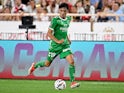 Mathieu Cafaro of Saint-Etienne on August 17, 2024