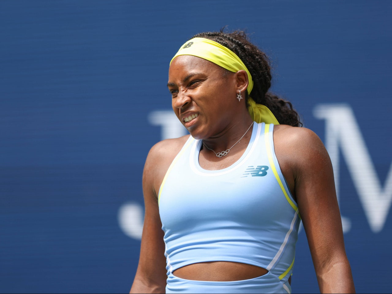 US Open 2024 Coco Gauff knocked out by Emma Navarro after 19 double