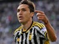 Federico Chiesa celebrates scoring for Juventus in May 2024