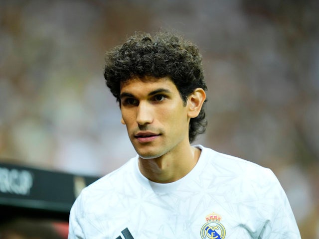 Real Madrid's Jesus Vallejo on August 14, 2024