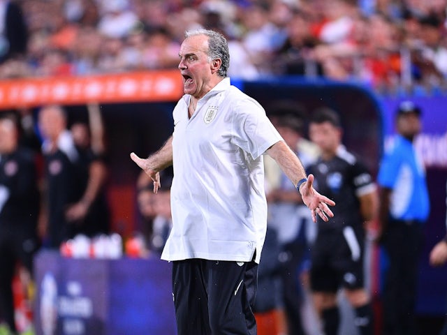 Marcelo Bielsa, entrenador de Uruguay, 14 de julio de 2024