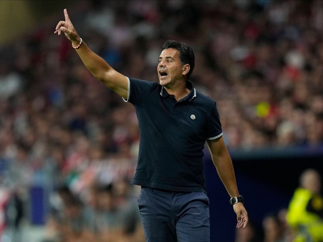 Girona head coach Michel on August 25, 2024