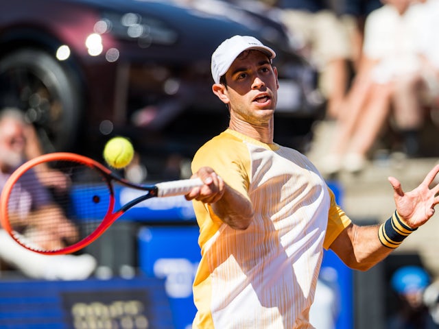 Nuno Borges in action at the Swedish Open on July 21, 2024