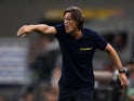 Paolo Vanoli, head coach of Torino FC, gestures during the Serie A football match between AC Milan and Torino FC on August 17, 2024