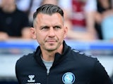 Wycombe Wanderers manager Matt Bloomfield during the EFL Cup match against Northampton Town on August 13, 2024