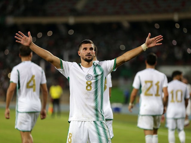 Houssem Aouar of Algeria celebrates on September 5, 2024