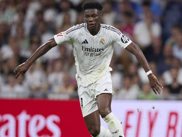 Real Madrid midfielder Aurelien Tchouameni on September 1, 2024