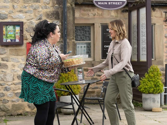 Mandy and Ella on Emmerdale on August 22, 2024