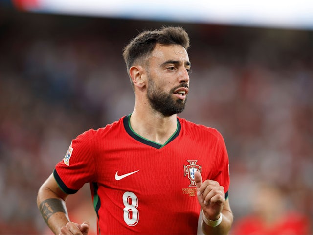 Portugal's Bruno Fernandes pictured on September 8, 2024