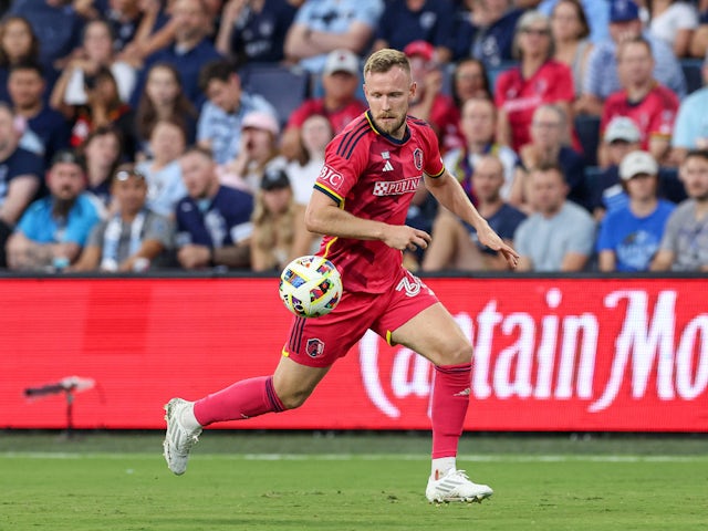 Cedric Teuchert in action for St Louis City on July 20, 2024