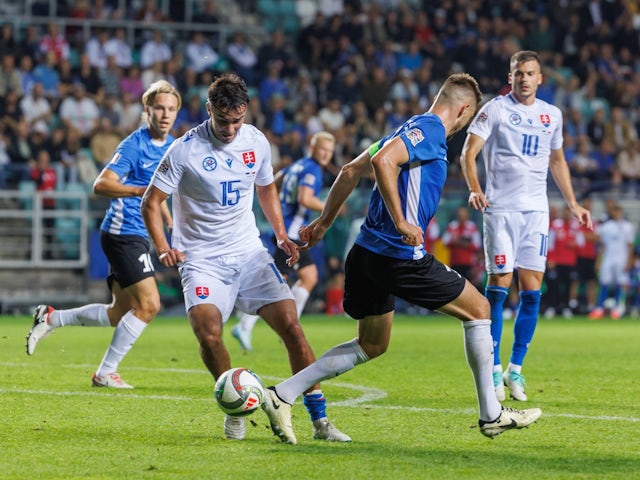 David Strelec of Slovakia in action on September 5, 2024