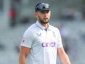 Gus Atkinson of England looks on during the England v Sri Lanka 2nd Rothesay Test Match  on August 31, 2024