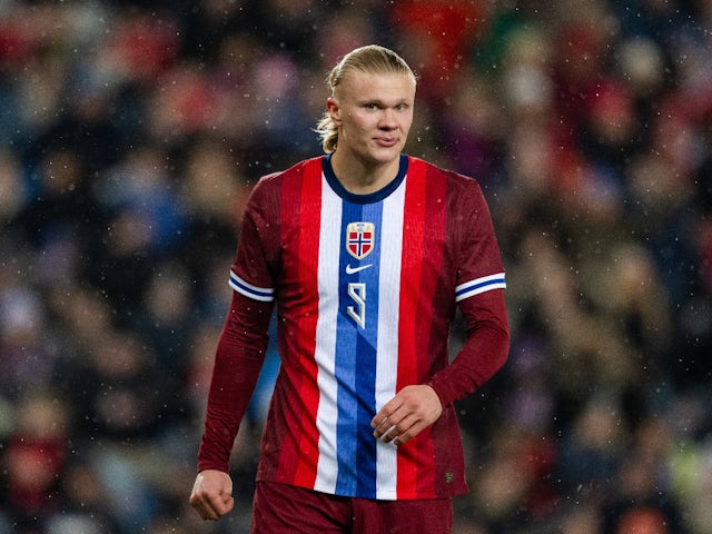 Norway's Erling Haaland on March 26, 2024