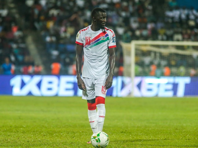 Musa Barrow of Gambia during the 2026 FIFA World Cup on August 31, 2024