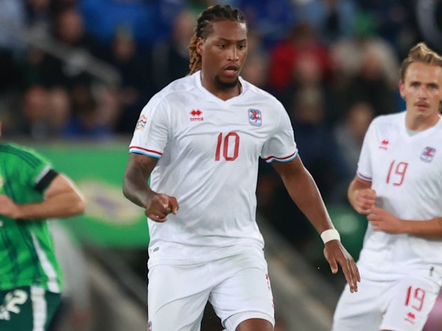 Luxembourg's Gerson Rodrigues during his side's match against Norther Ireland on September 5, 2024