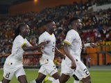 Mohamed Kudus of Ghana celebrates on January 18, 2024