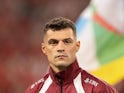 Switzerland midfielder Granit Xhaka pictured on September 5, 2024