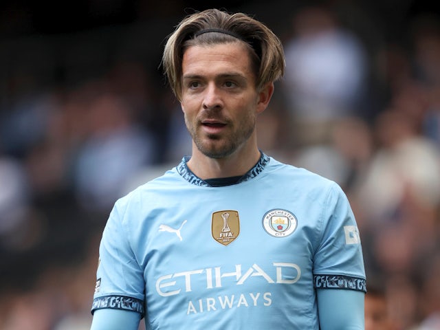 Manchester City's Jack Grealish pictured on August 24, 2024