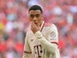 Bayern Munich's Jamal Musiala reacts on September 1, 2024