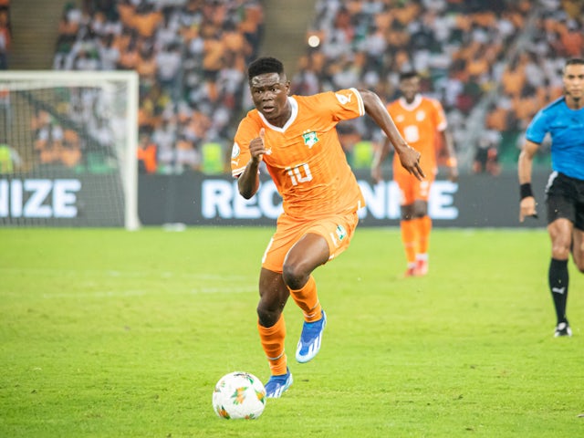 Karim Konate of Ivory Coast during the Africa Cup of Nations on January 13, 2024 