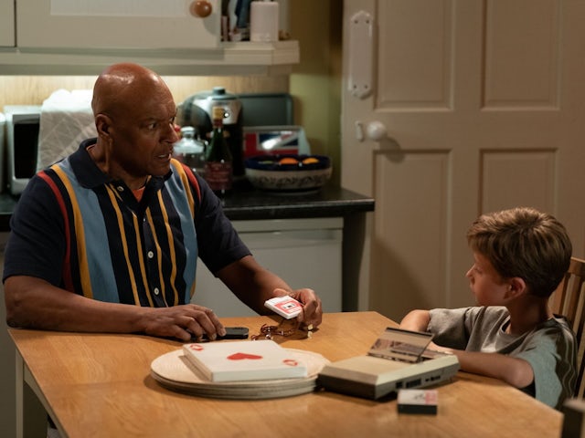 George and Ollie on EastEnders on August 28, 2024