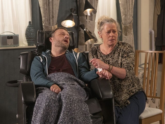 Paul and Bernie on Coronation Street on September 9, 2024