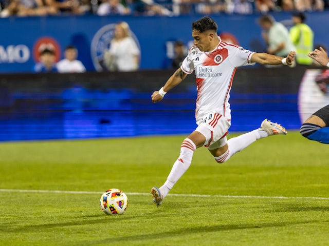 Luca Langoni in action for New England Revolution on August 24, 2024