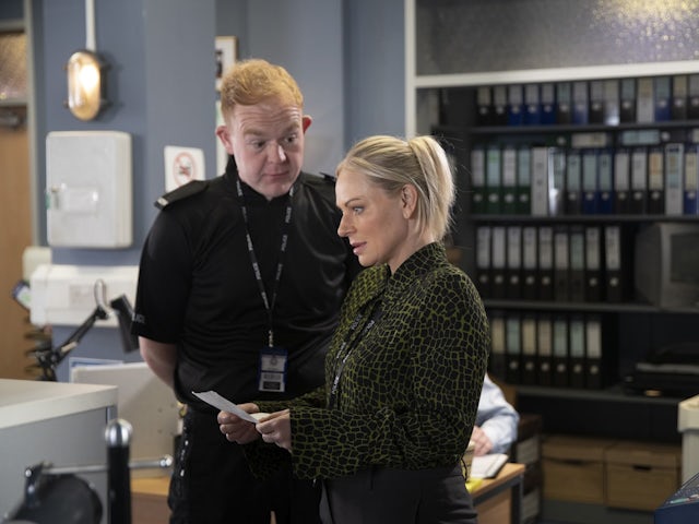 Craig and Swain on Coronation Street on September 13, 2024