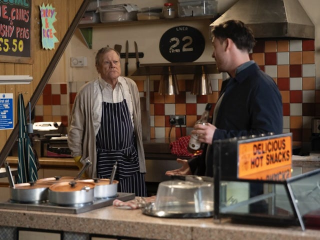 Roy and Joel on Coronation Street on September 27, 2024