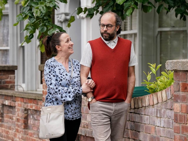 Sonia and Reiss on EastEnders on August 20, 2024