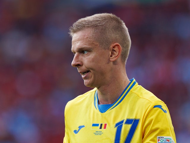 Ukrainian Oleksandr Zinchenko, pictured on June 26, 2024