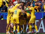 Romania celebrate Nicolae Stanciu's goal on June 17, 2024