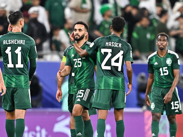 لاعبو المنتخب السعودي