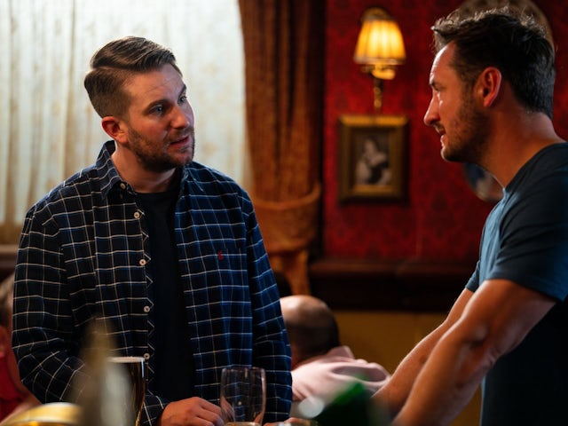 Callum and Martin on EastEnders on August 21, 2024