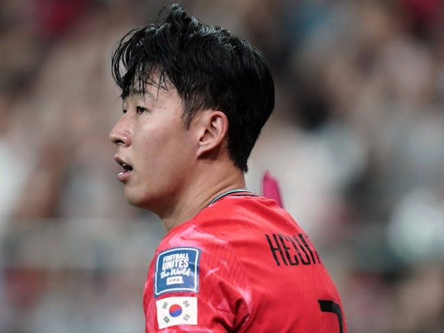 Son Heung-min from South Korea on June 11, 2024