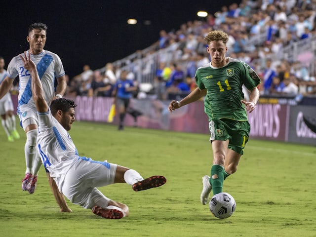 Stephen Duke-McKenna in action for Guyana on July 3, 2021