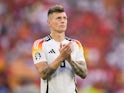 Toni KROOS of Germany applauds pensively at EURO 2024