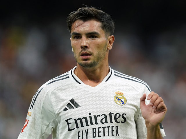 Real Madrid's Brahim Diaz pictured on August 25, 2024