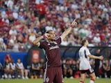 Rafael Navarro of Colorado Rapids celebrates on August 31, 2024