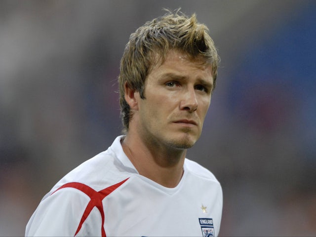 England's David Beckham pictured on July 1, 2006