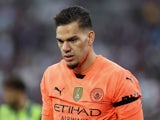 Manchester City goalkeeper Ederson pictured on August 31, 2024